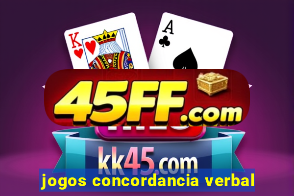 jogos concordancia verbal